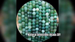 8mm Natural Gemstone Beads DIY Jewelry Making