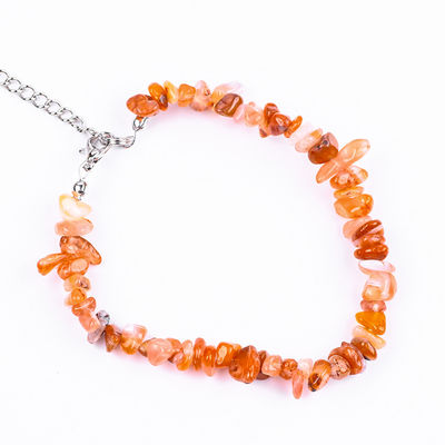 Adjustable Natural Gemstone Irregular Chips Gravel Stone Bracelet Healing Energy Jewelry
