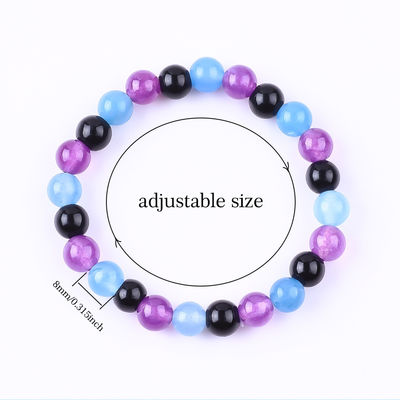 Handmade Elastic Women'S Empowerment Bracelets 4mm/6mm/8mm