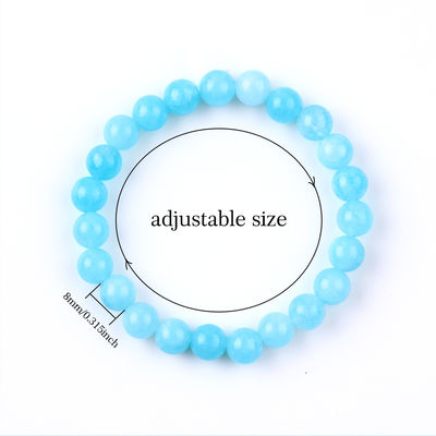 Healing Gemstone Bracelets Aquamarine Healing Bracelet Party Jewelry OEM