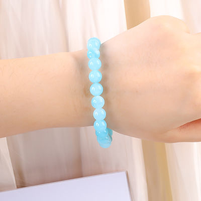 Healing Gemstone Bracelets Aquamarine Healing Bracelet Party Jewelry OEM