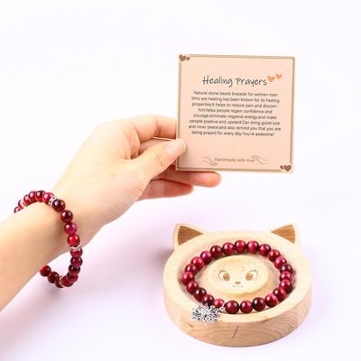 Handmade 8mm Tiger Eye Natural Gemstone Bracelet 4/6/8/10/12mm