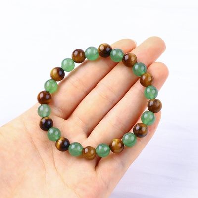 Handmade Elastic Women'S Healing Stone Crystal Bracelets For Positive Energy