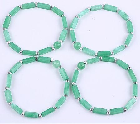 3mm/8mm/13mm Rectangle Bead Healing Energy Crystal Gemstone Bracelet