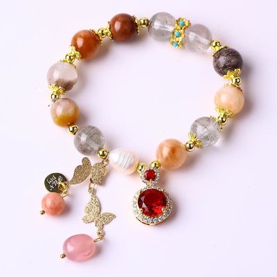 Handmade Healing Energy 10mm Bead Bracelet Gemstone Stretch Bracelet