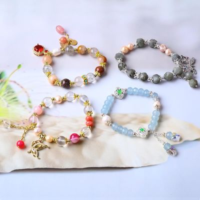 Handmade Healing Energy 10mm Bead Bracelet Gemstone Stretch Bracelet