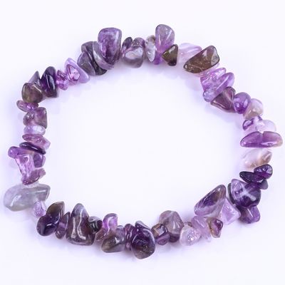 Irregular Chip Gravel Healing Energy Chakra Natural Stone Bracelet OEM ODM