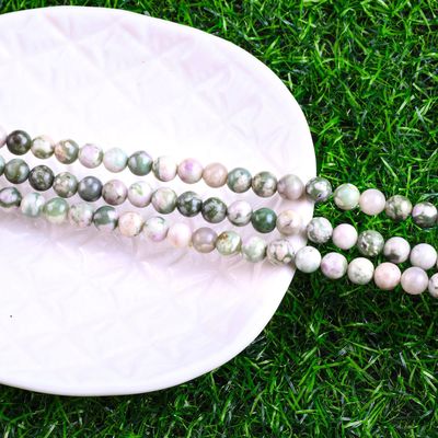 Lucky Jade Round Bead Natural Crystal Gemstone Different Bead Size Loose Bead Strands for DIY Jewelry Making
