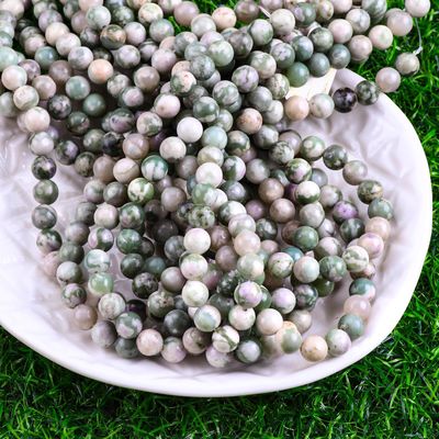 Lucky Jade Round Bead Natural Crystal Gemstone Different Bead Size Loose Bead Strands for DIY Jewelry Making