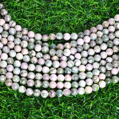 Lucky Jade Round Bead Natural Crystal Gemstone Different Bead Size Loose Bead Strands for DIY Jewelry Making