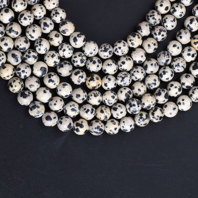 8mm Natural Diamatian Gemstone Beads Healing Crystal Stone Beads For Jewelry Making