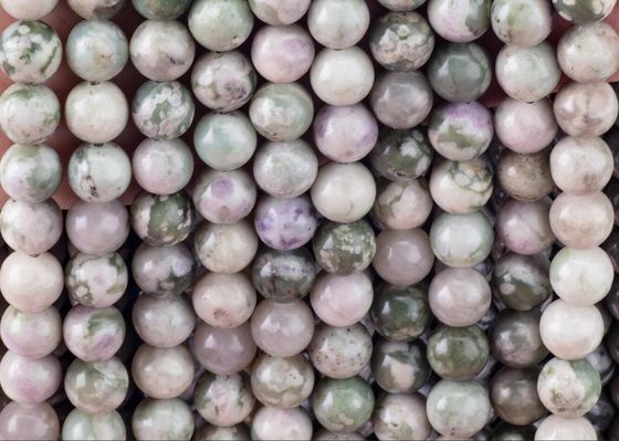 Lucky Jade Round Bead Natural Crystal Gemstone Different Bead Size Loose Bead Strands for DIY Jewelry Making