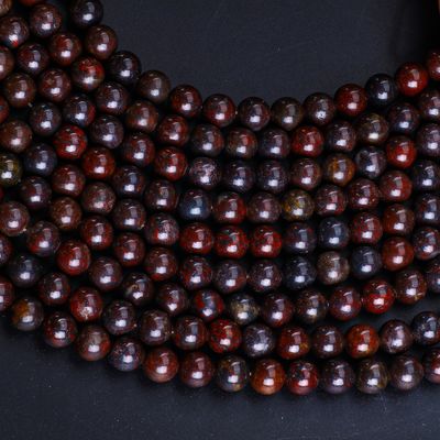 Red Flower Jasper Round Bead Natural Crystal Gemstone Different Bead Size Loose Bead Strands for DIY Jewelry Making