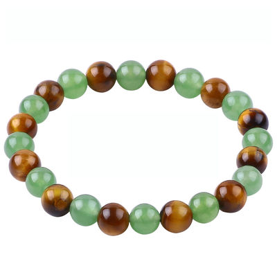 Handmade Elastic Women'S Healing Stone Crystal Bracelets For Positive Energy