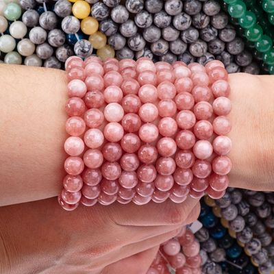 8mm Sun Stone Gemstone Beads Healing Crystal Stone Beads For Jewelry Making