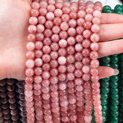 8mm Sun Stone Gemstone Beads Healing Crystal Stone Beads For Jewelry Making