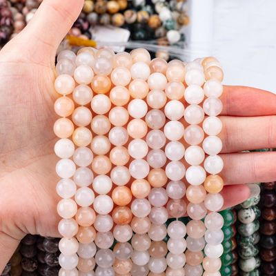 2mm Pink Aventurine Semi Precious Gem Beads Round Shape