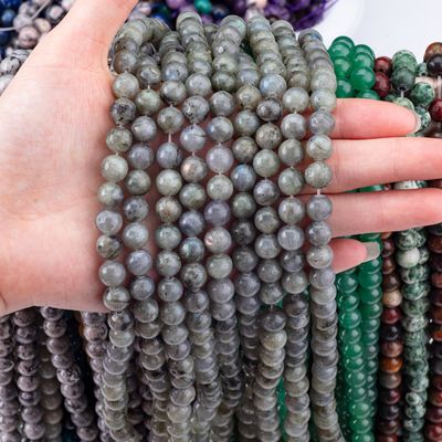 8mm Labradorite Gemstone Beads Healing Crystal Stone Beads For Jewelry Making