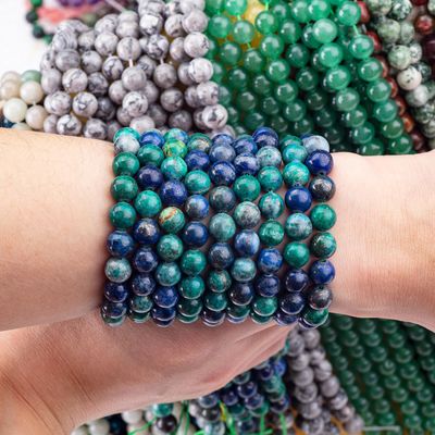 8mm Colourful Lapis Lazuli Gemstone Beads Healing Crystal Stone Beads For Jewelry Making