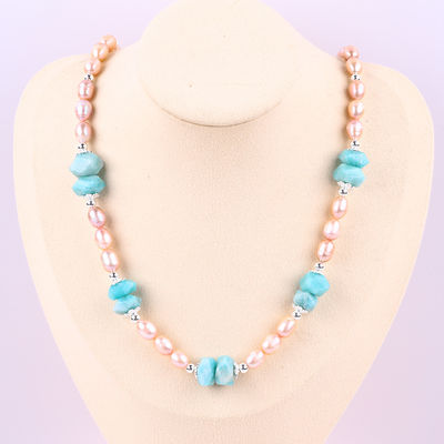 6mm Bead Fresh Water Pearls Necklace Jewelry Healing Energy