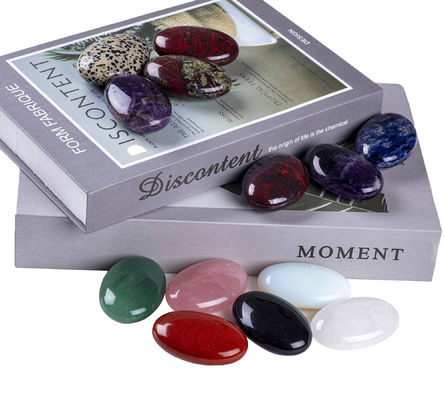 Natural Polished Amethyst Palm Stone Amethyst Pocket Gemstone Amethyst Worry Stone For Stress Relief Home Decoration