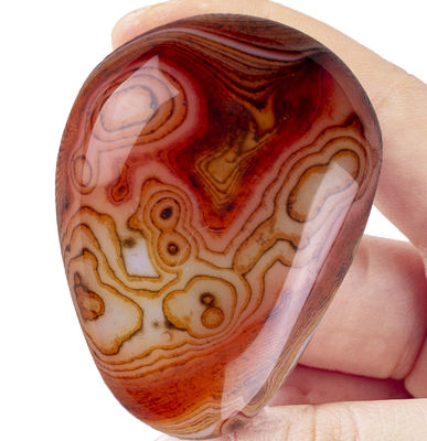 Natural Polished Carnelian Palm Stone Carnelian Pocket Gemstone Carnelian Worry Stone For Stress Relief Home Decoration