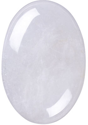 Natural Clear Quartz Palm Stone Unisex Oval Clear Quartz Stone For Reiki Energy Chakra Meditation Anxiety Releasing