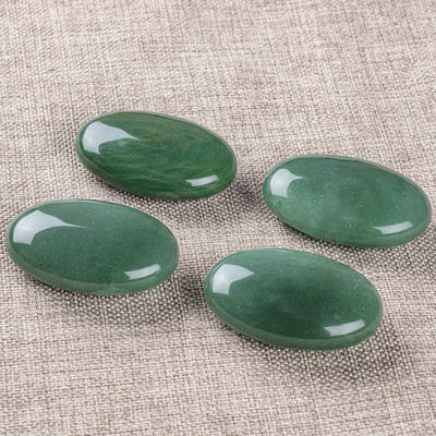 Natural Polished Green Aventurine Palm Stone Green Aventurine Pocket Worry Gemstone For Stress Reducing Home Decoration
