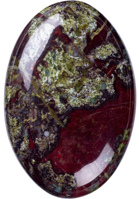 Natural Dragon Bloodstone Oval Shaped Craft Stone Dragon Bloodstone Palm Gemstone for Home Decoration