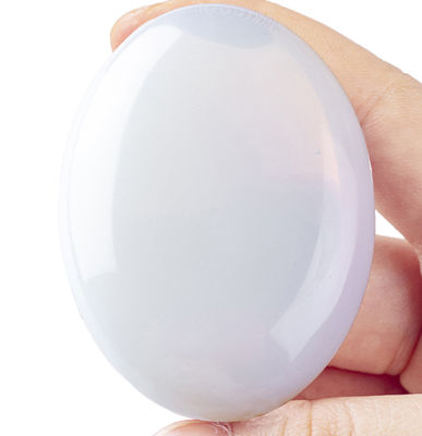Natural Opal Palm Stone Healing Polished Pocket Opal Rock Stones Oval Worry Stone Anxiety Releasing