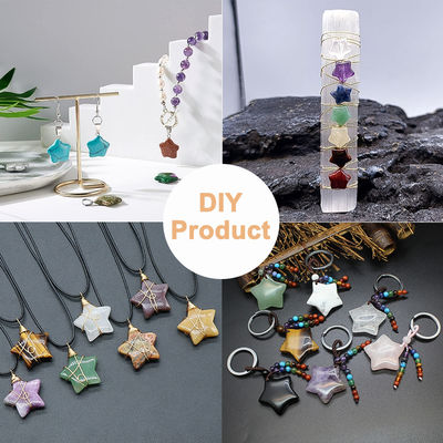 Star Gemstone Healing Crystal Star Stone For DIY Jewelry