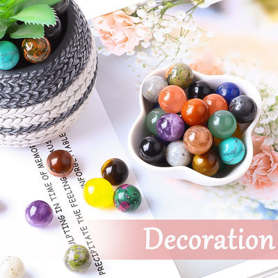 Assorted 16mm Healing Crystal Sphere Ball For Domicile Decoration