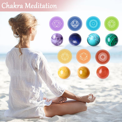 Assorted 16mm Healing Crystal Sphere Ball For Domicile Decoration