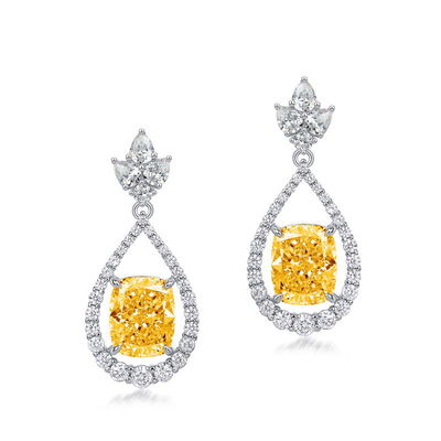 Stylish 925 Sterling Silver Pink Gemstone Oval Halo Earrings