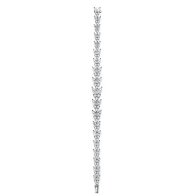 18K Gold Wheat Ear Moissanite Tennis Bracelet For Engagement