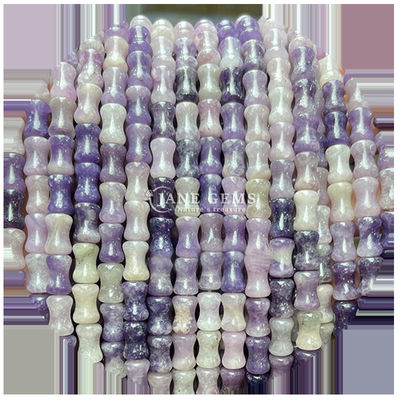 Bamboo Joints Shape Gemstone Loose Beads Semi Precious Stones For Jewelry Making