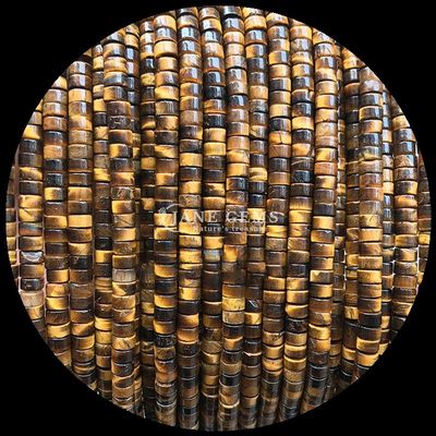 Natural Crystal Gemstone Rondelle Beads Drum Shape Loose Bead Strands for Party Gifts