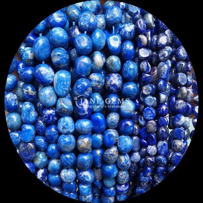 Gems Bead Natural Crystal Lapis Lazuli Irregular Shape Loose Bead Strands for Beaded Jewelry