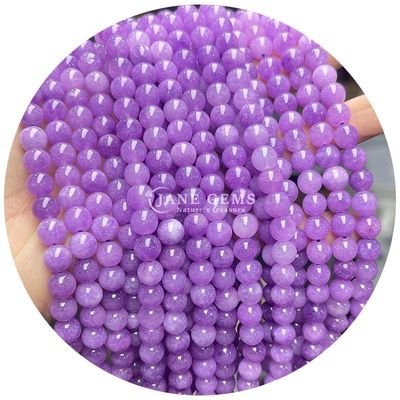 Wholesale Round Natural Stone Beads Round Loose Gemstone Beads Accessories 8mm Aquamarine Loose Beads for DIY Jewelry