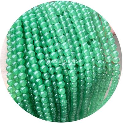 Wholesale Round Natural Stone Beads Round Loose Gemstone Beads Accessories 8mm Aquamarine Loose Beads for DIY Jewelry