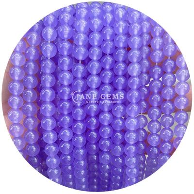 Wholesale Round Natural Stone Beads Round Loose Gemstone Beads Accessories 8mm Aquamarine Loose Beads for DIY Jewelry