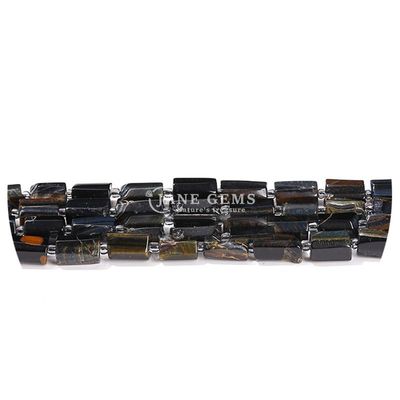 Wholesale Natural Crystal Gemstone Cylinder Shape Beads Agate Cylinder Loose Bead Accessories for DIY Jewelry Making