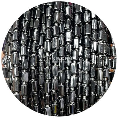 Wholesale Natural Crystal Gemstone Cylinder Shape Beads Agate Cylinder Loose Bead Accessories for DIY Jewelry Making