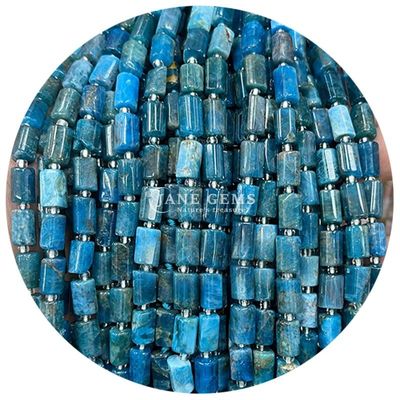 Wholesale Natural Crystal Gemstone Cylinder Shape Beads Agate Cylinder Loose Bead Accessories for DIY Jewelry Making