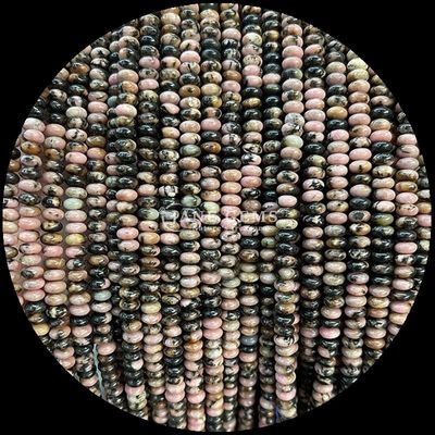 Various Gemstone Type Rondelle Abacus Shape Sodalite Green Aventurine Loose Bead Strands for Jewelry Design