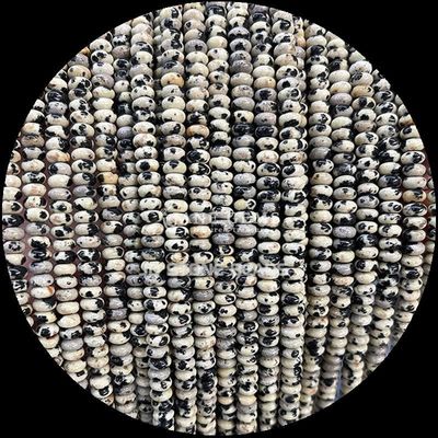 Natural Gemstone Rondelle Abacus Shape Bead Pink Aventurine Lapis Lazuli Loose Bead Strands for Healing Energy