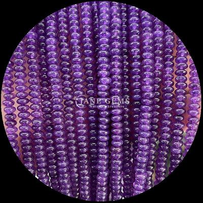 Gems Bead Customized Size Rondelle Abacus Shape Gemstone Crazy Agate Aquamarine Loose Bead Strands for Jewelry Making