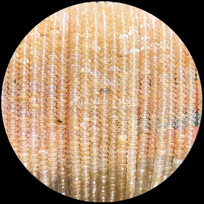 Gems Bead Customized Size Rondelle Abacus Shape Gemstone Crazy Agate Aquamarine Loose Bead Strands for Jewelry Making