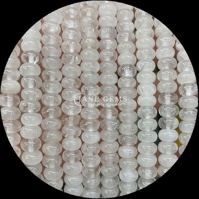 Customized Size Gems Bead Rondelle Abacus Shape Gemstone Carnelian Clear Quartz Loose Bead Strands for Jewelry Making