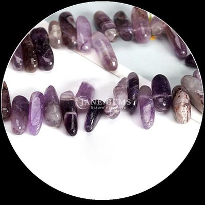 Natural Crystal Gemstone Irregular Tooth Shape Polished Beads Chip Gravel Loose Bead Strands for DIY Jewelry Making
